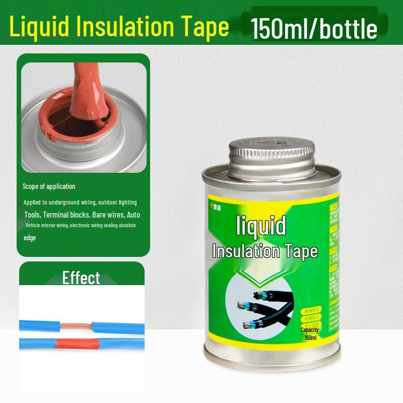 Waterproof Flame Retardant Liquid Insulation Tape – Moisture-Proof, Temperature Resistant Electrician Sealant for Automotive Circuit Boards