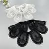 Decorative Embroidery Petal Cape False Collar for Stylish Ladies Elegant Pearls Beaded Shawl Wrap for Sweater and Dress