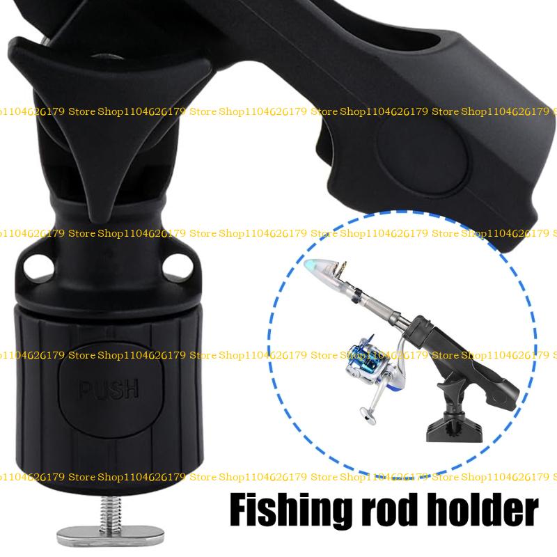 A1A2 360 Grad drehbar auf Schiene montierter Angelrutenhalter Angelrutenhalter Schwerlast Bootsrutenhalter mit T-förmiger Schraube