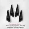 For Porsche Cayenne Macan Car Door Handle Storage Box Front Rear Door Organizer Keys Phone Holder LHD Auto Interior Accessories