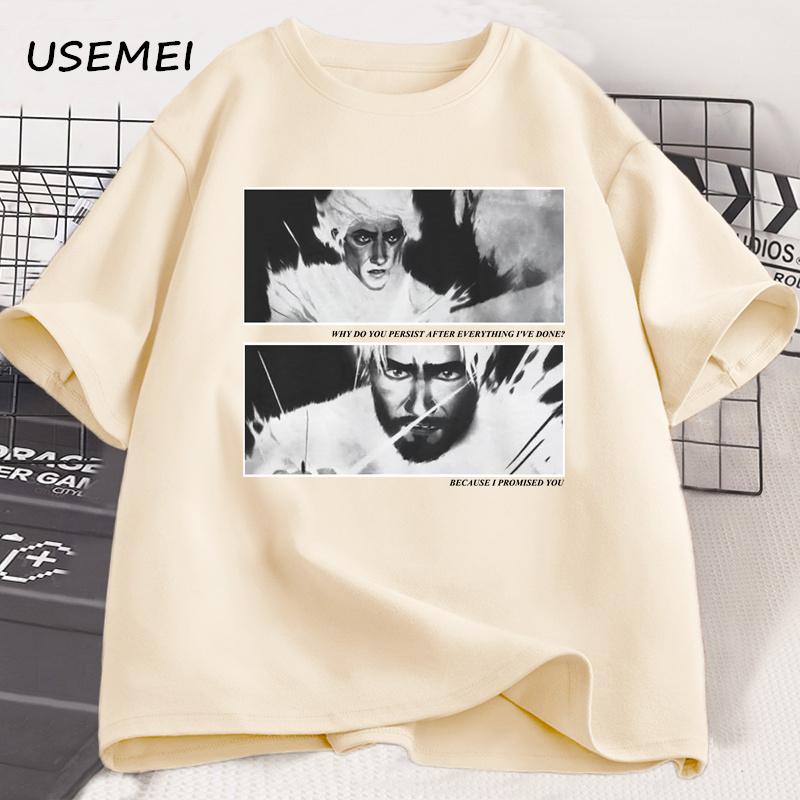 Jayvik T-Shirt Men Women Vintage Style Jayce X Viktor Arcane Printed T-shirts Men Cotton T Shirts High Quality Streetwear Tee