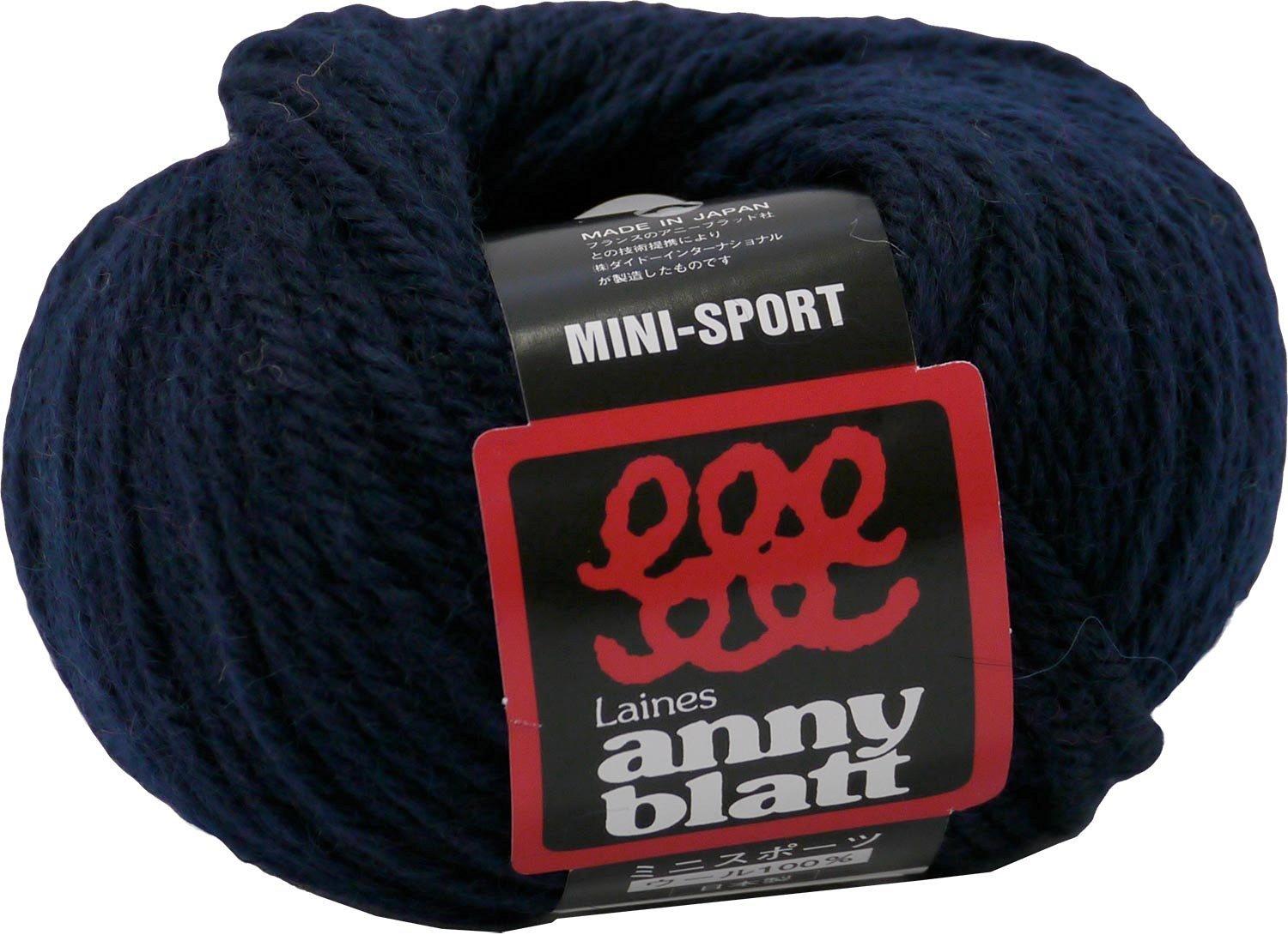 

Puppy Mini Sports Extra Thick Set of 10 10000101 Yarn, 429, Blue, 50g, Approx. 72m, Balls,