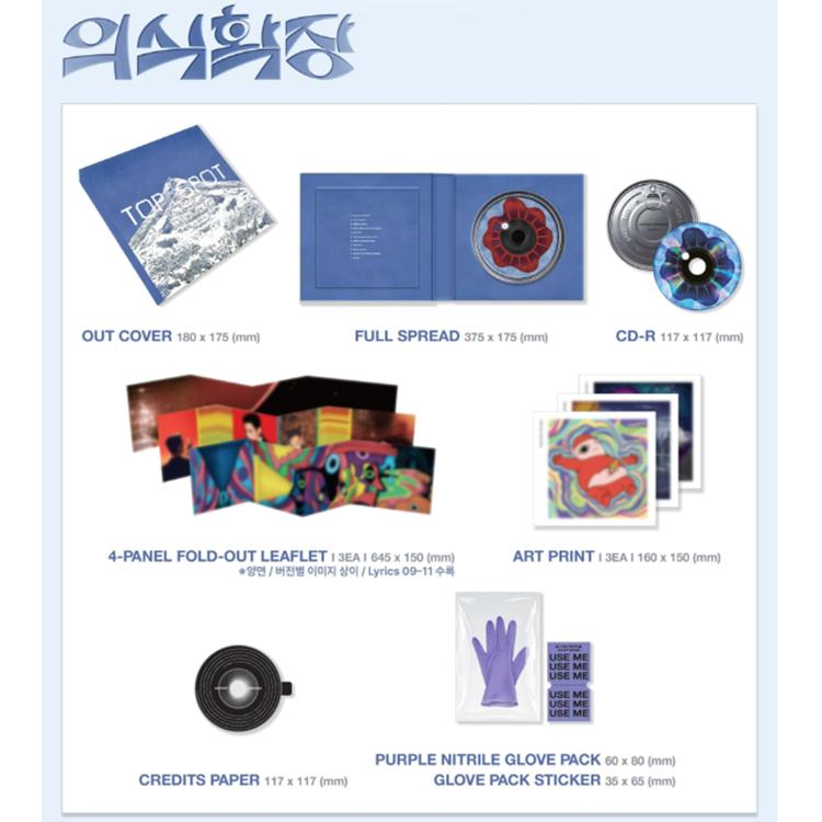 T.O.P (CHOI SEUNG HYUN) [TOP SPOT - ANOTHER DIMENSION] 1st ALBUM