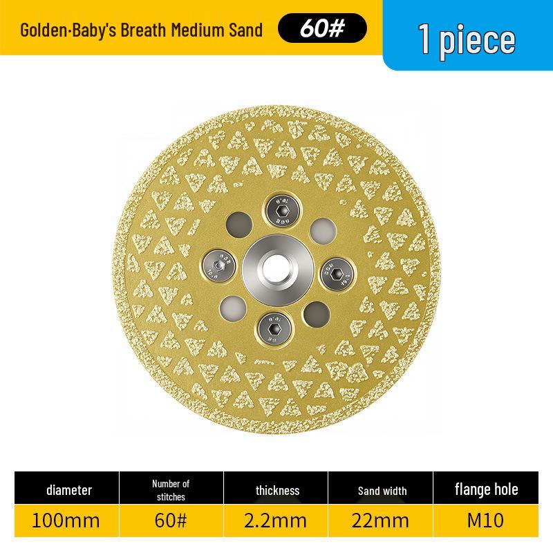 Double-Sided Diamond Angle Grinder Disc for Marble and Quartz Floor Renovation