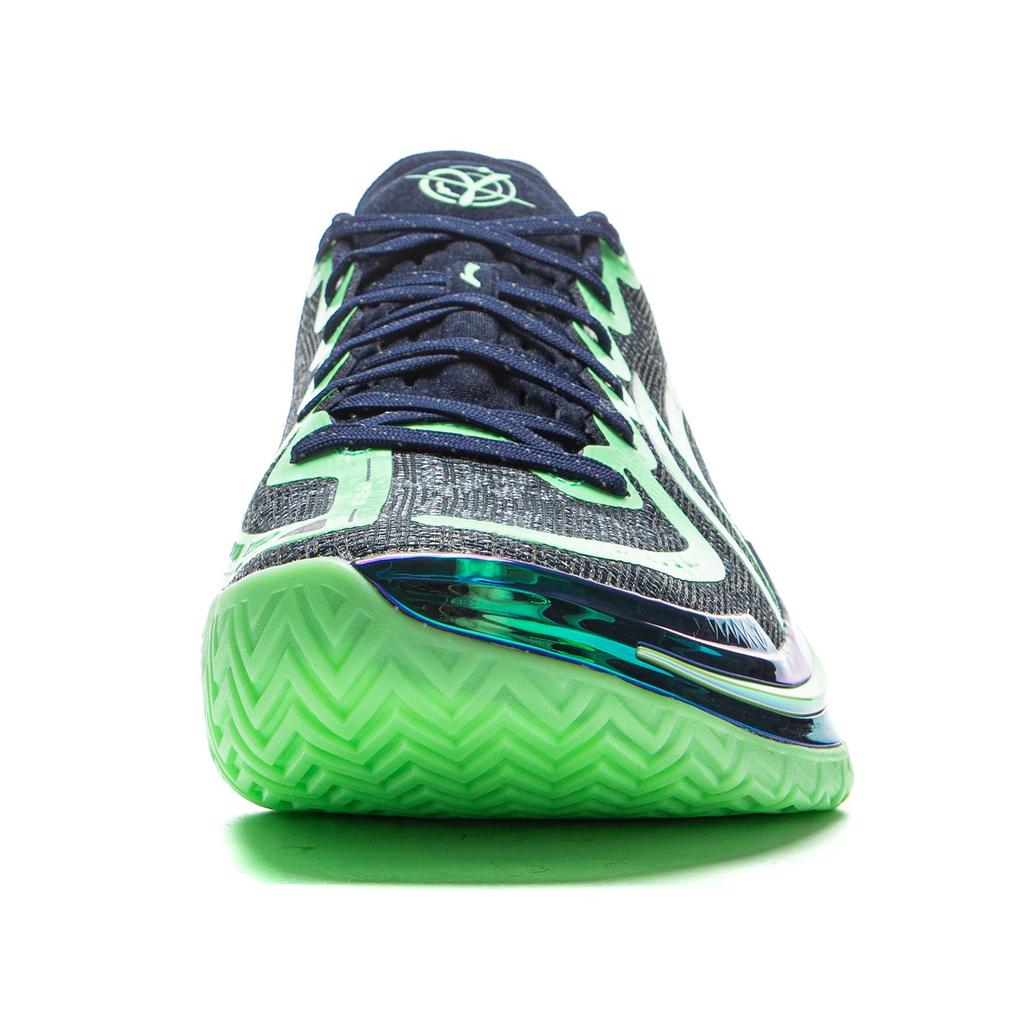 Li Ning Gamma Basketball Shoes Men's Low Top Black Green ABAV035-25