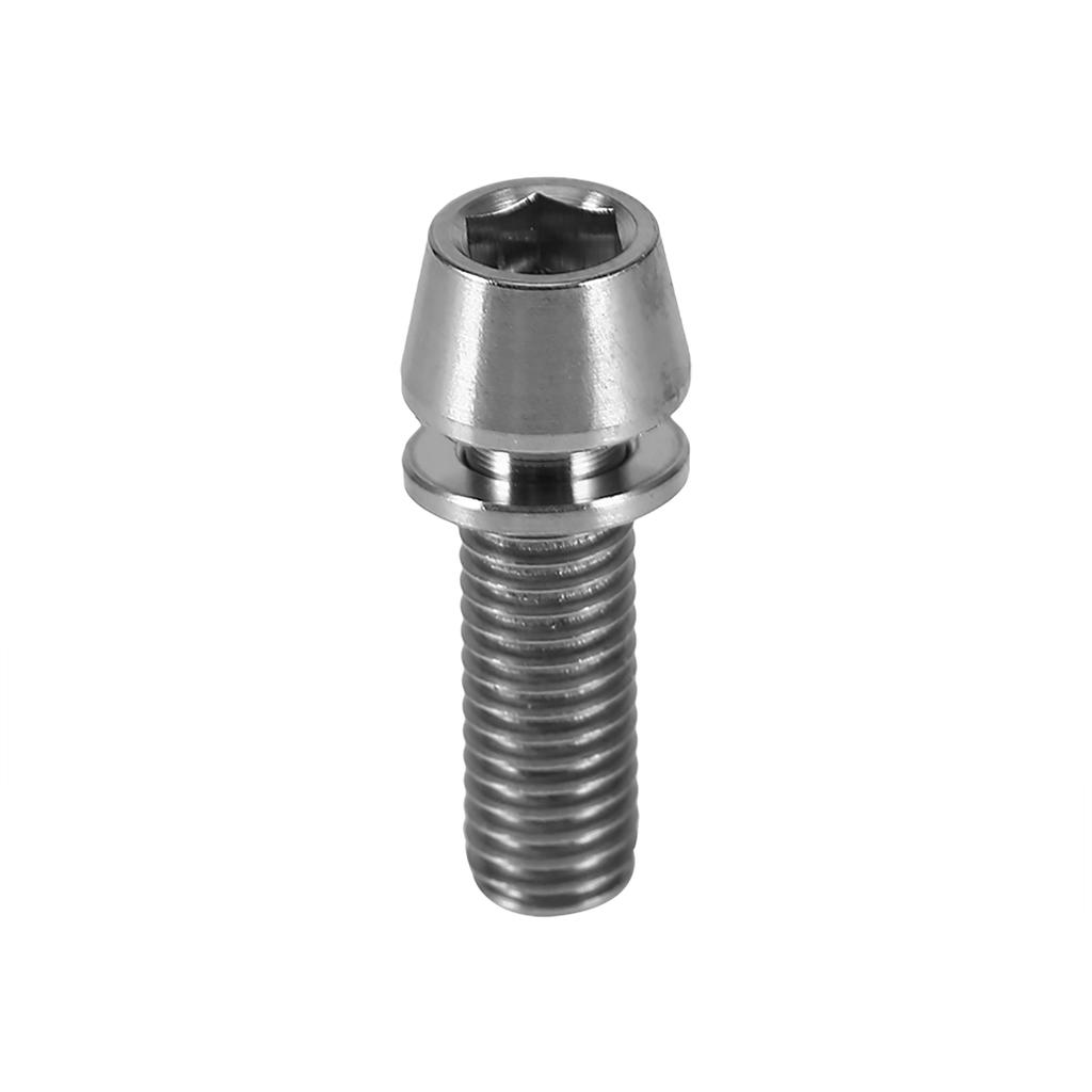 Titanium Alloy Bicycle Titanium Tapered Head Bolt Screw With Washer For Mountain Bike