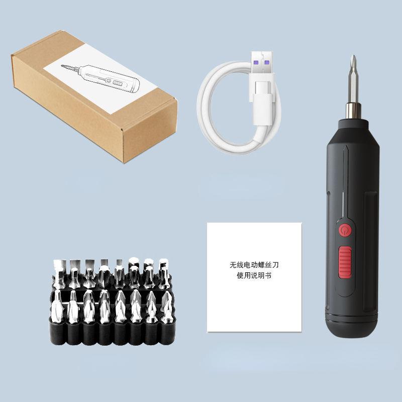 Mini Elektrikli Tornavida Seti USB Şarj Edilebilir Akülü Matkap Tornavidalar