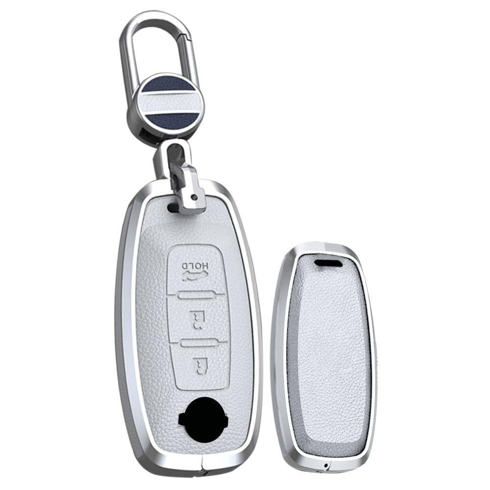 

TECART Key Case, Key Cover, Smart Key Case, Key Holder, Compatible with Nissan, Sakura, білий