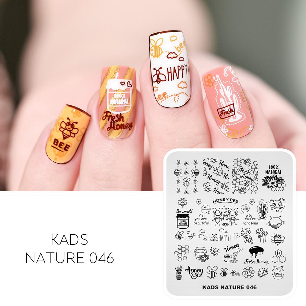 KADS New 16 Designs Chinese Fashion Ocean Nail Stamp Plate Lotus Snake Dragonfly Mixed Pattern Nail Art Tools Stamping Template Stencil Plate