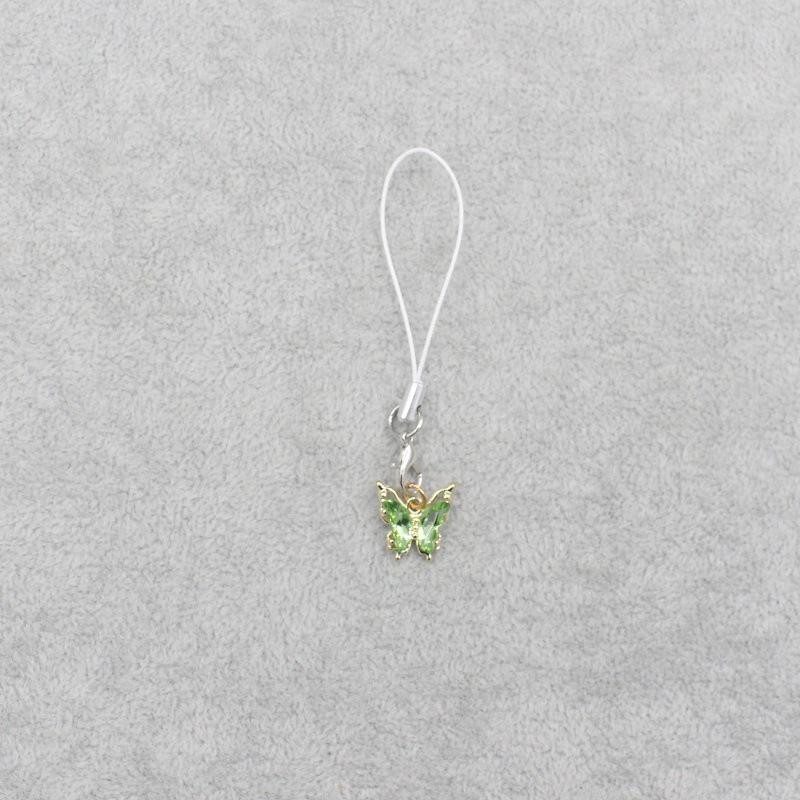 Colorful Butterfly Keychain and Phone Lanyard - Cute Jewelry Bag Charm Gift
