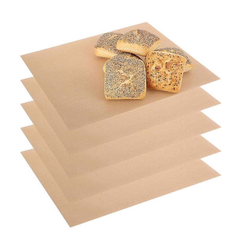Pack of 10 Heat Resistant Baking Mat for Ovens Oil-Proof Baking Paper Oven Liner Sheet Convenient Oil-proof Papers
