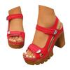 Women'S Sandals Chunky High Heels Opentoe Block Dress Bridal Borne Shoes Shoes Women Sandals Flat Closed Toe Sandals For Women