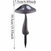 Waterproof Design Solar Powered Mushroom Lights Automatic Big Mushrooms Solar LED Mushrooms Weather Resistant Simulation Design