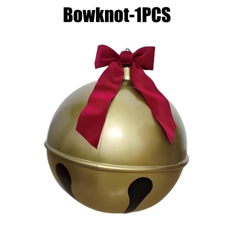 45/60CM PVC Inflatable Christmas Bell Balloon Large Holiday Decoration for Outdoor Garden Christmas Party Decor