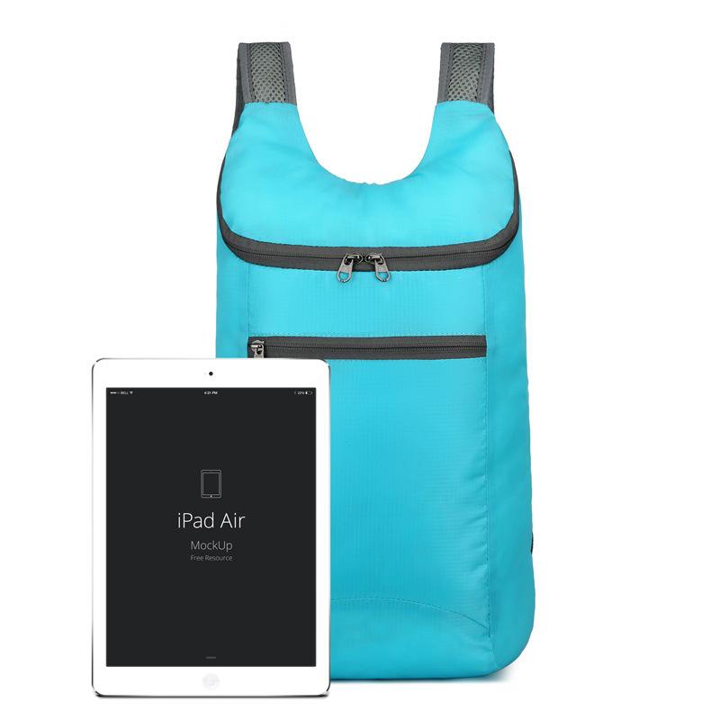 Lightweight Splash-Proof Foldable Outdoor Sports & Travel Backpack with Large Capacity