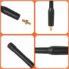 Aluminum 5.9 Inch Short Antenna for Jeep Wrangler JK JL JLU JT Rubicon Sahara Sport 2007-2026 FM/AM CB Antenna Replacement 1-PCS