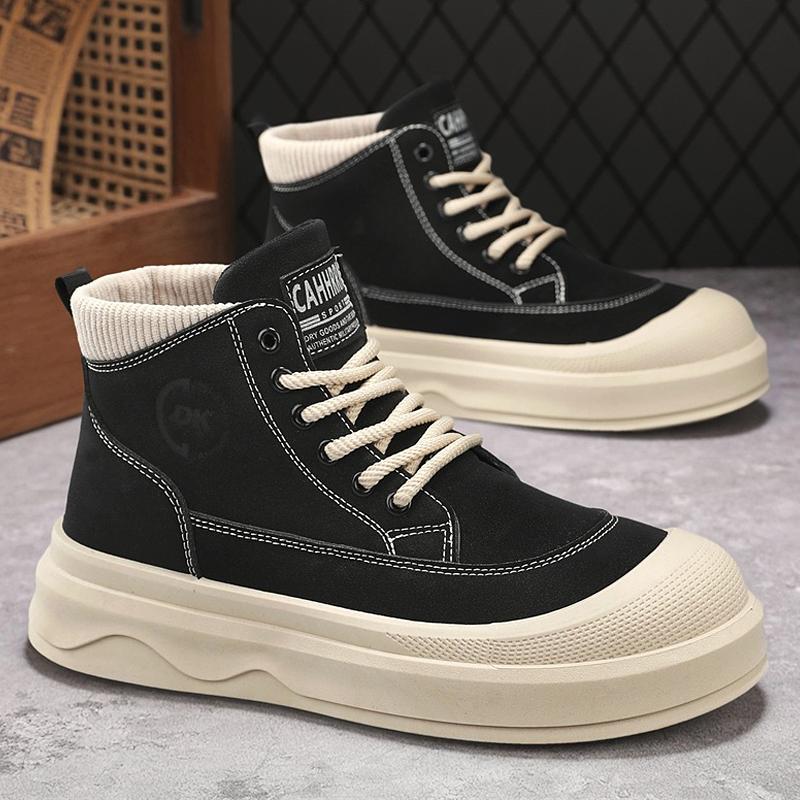 

Мужские высокие кроссовки 2025 осень и зима кеды для скейтборда для подростков повседневная спортивная обувь мужские ботинки Мартин модная обувь 44