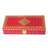 Decorative Wodden Shagun Cash and Jewellery Box for Wedding and Festive Gifting, Multicolour, 18 X 9 X 4 Centimeters