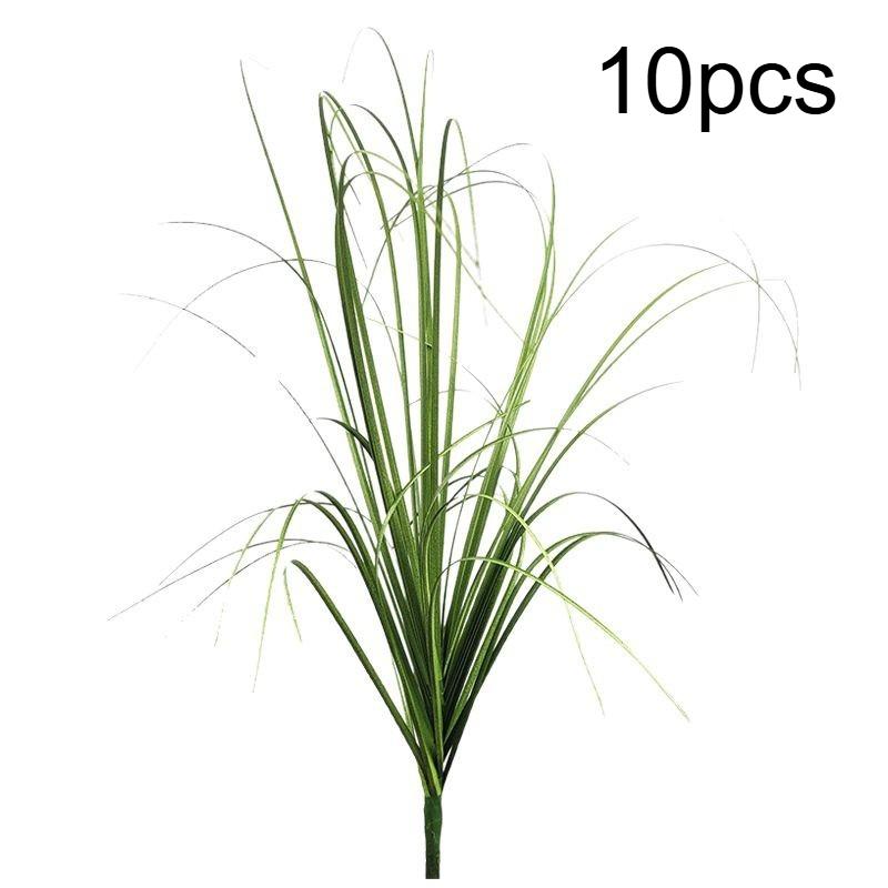 

10pcs Elegant Flora Artificial Onion Grass Plants Shrubs - Suitable for Home, Office, Garden, Porch Decor, Vase Arrangements