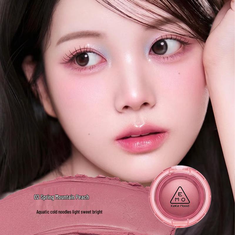 Кремовые румяна Keke Mood Clear Skin – Осветляющие, Придающие объем, Натуральные, Пигментированный цвет, Живость.