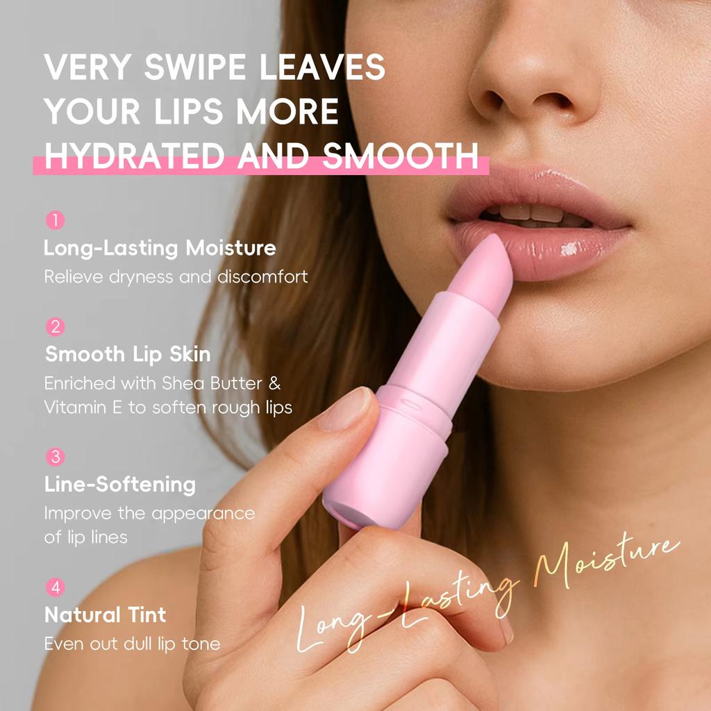 Japanischer Kirschblüten-Lippenbalsam, Reich an Kirschblüten-Essenz, Tiefenwirksam feuchtigkeitsspendend, Lang anhaltende Hydratation, Vitamin E, Fruchtiger Lippenstift