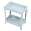 Bathroom Floor Storage Shelf Bathroom Storage Open Shelf Unit Freestanding Corner Rack Shelves Storage Rack Nordic Blue