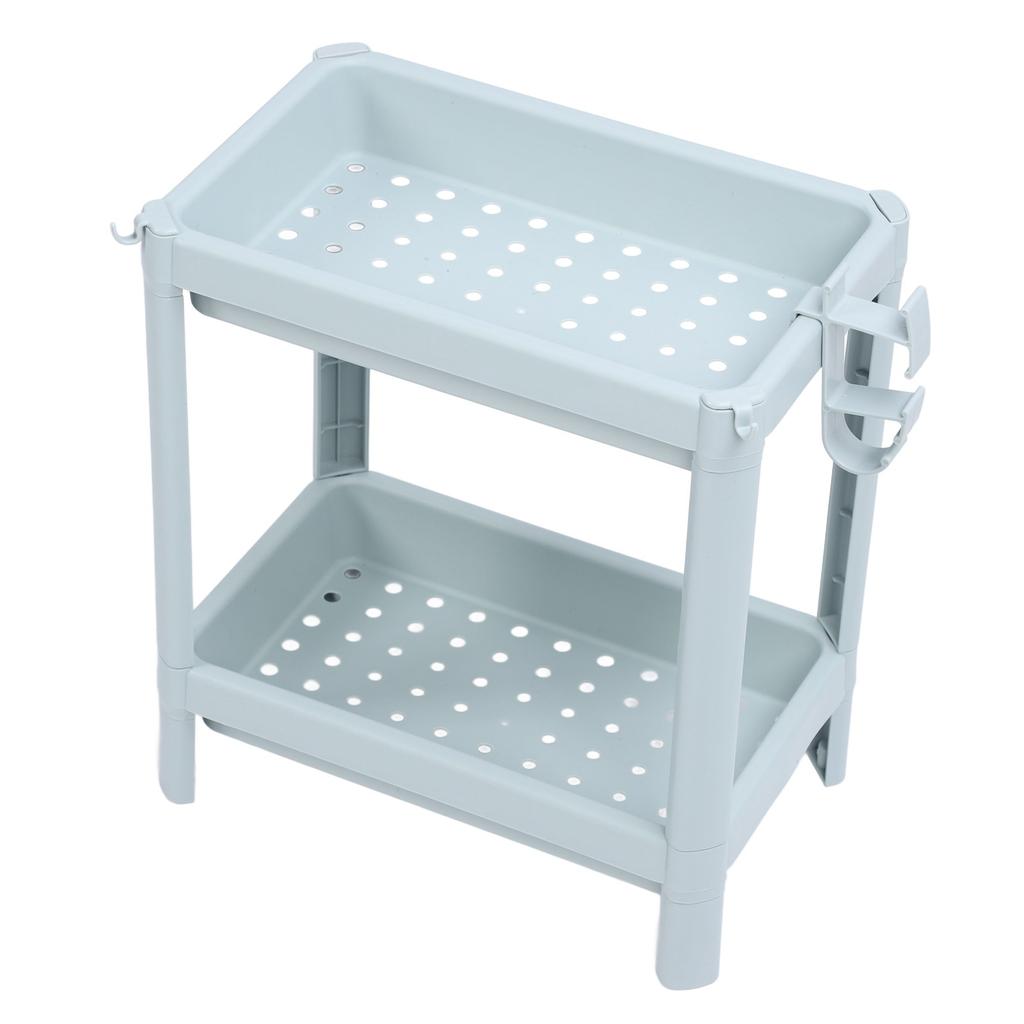 Bathroom Floor Storage Shelf Bathroom Storage Open Shelf Unit Freestanding Corner Rack Shelves Storage Rack Nordic Blue