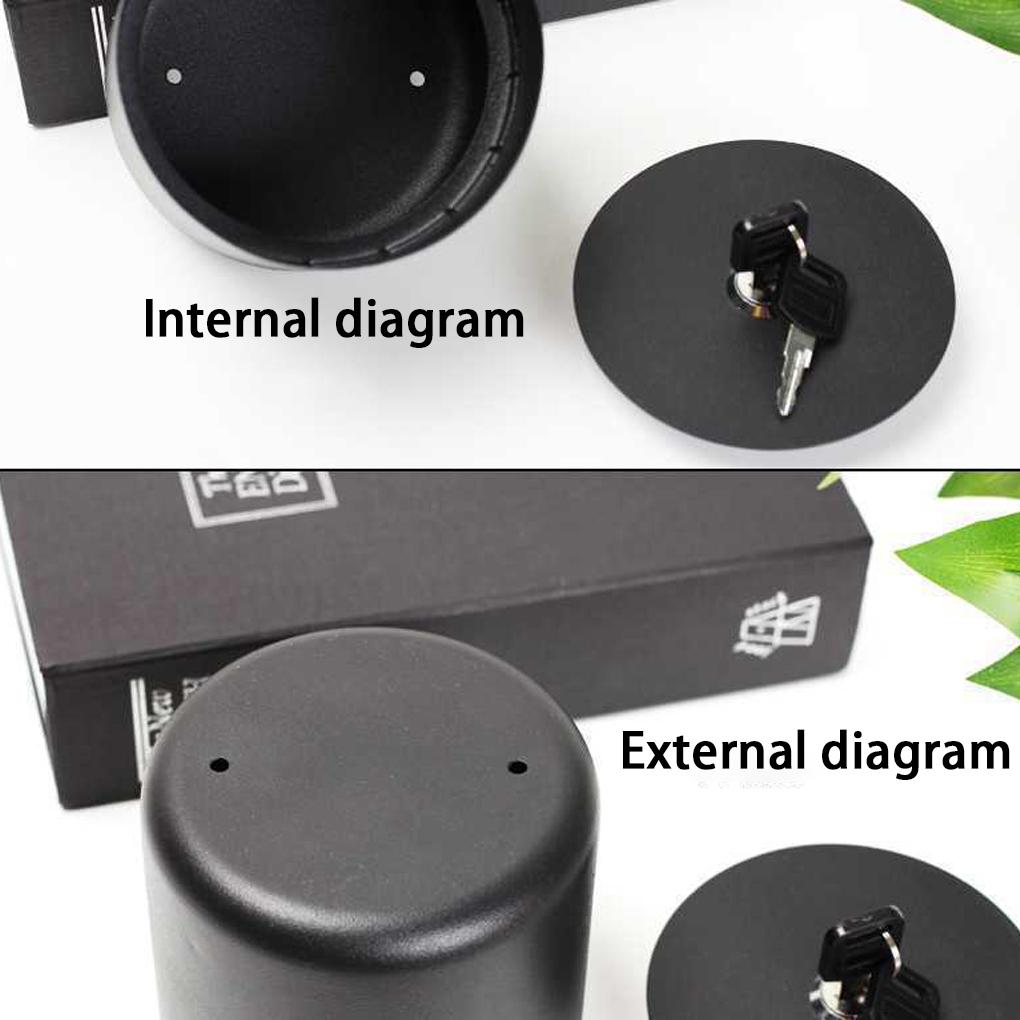 Lockable Hidden Safe Flower Pot 2-Layer Separable Security Box Secret Stash Organizer for Money Keys Jewelry & Other Valuables