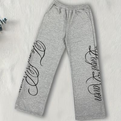 Pantalones holgados rectos de pierna ancha estampados de moda urbana Y2K de primavera y otoño