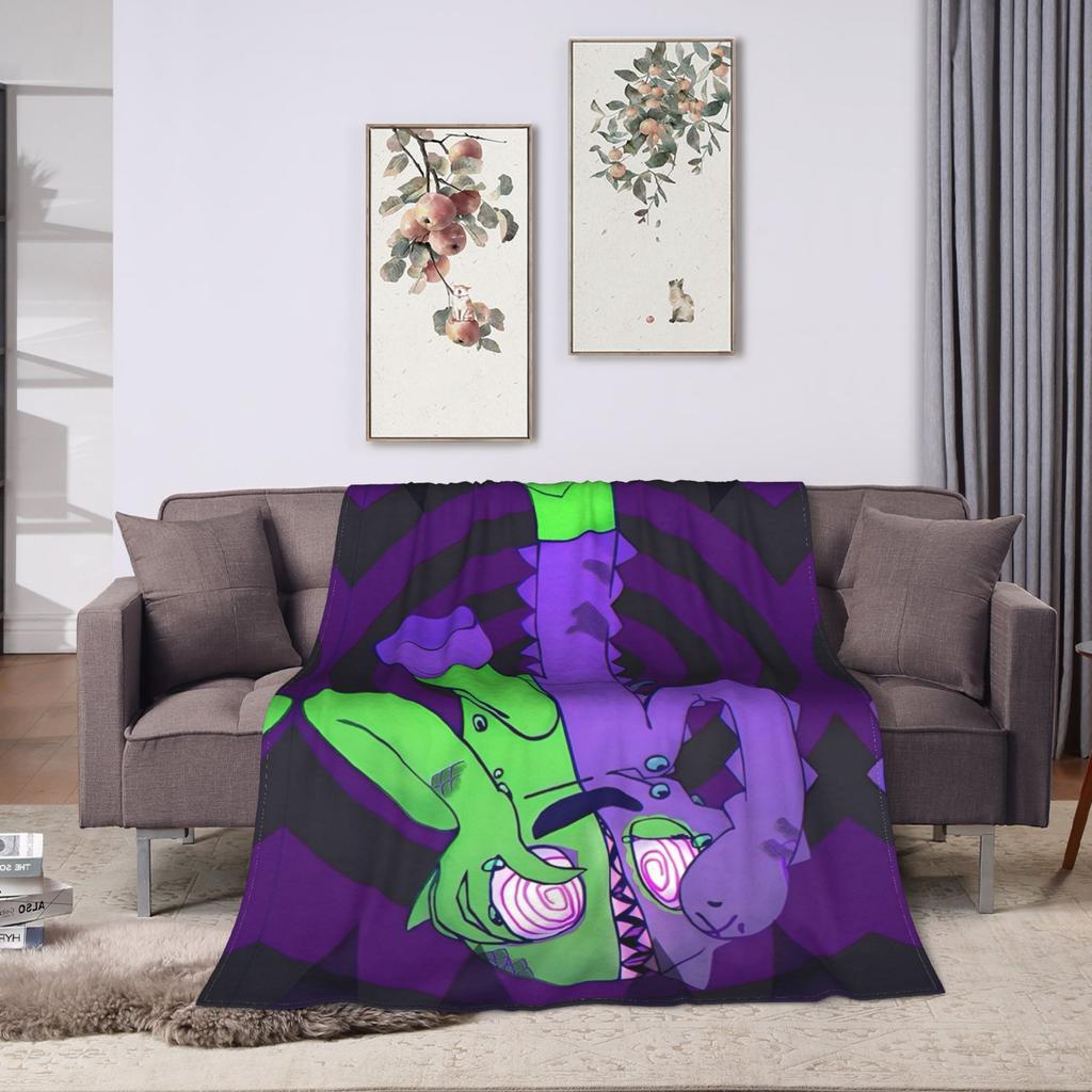 Weiche Warme Decke Camping Garten von Banban Horror Spiel Überwurfdecke Flanell Tagesdecke für Couch Stuhl Sofa Bett Sofa Bettbezug