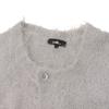 LAD MUSICIAN Men's Shaggy Knit Cardigan Top, Gray, Size 44, 2205-001 Tops 44 grayUsed