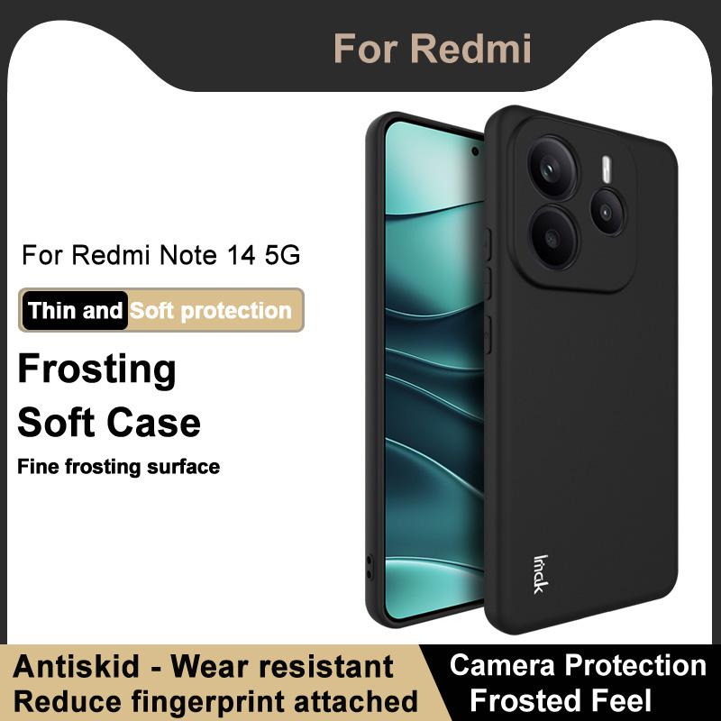 IMAK UC-3 Serie für Xiaomi Redmi Note 14 5G Hülle Matt Anti-Fingerabdruck Weiche TPU Hülle
