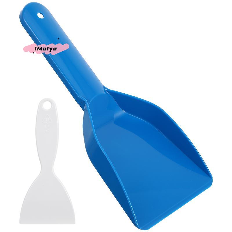 Set Raschietto Ghiaccio 1/2 Pezzi Strumenti Durevoli per la Rimozione Ghiaccio per Frigorifero Igienica Pala Pulizia Spazzaneve Strumento Rimozione Ghiaccio