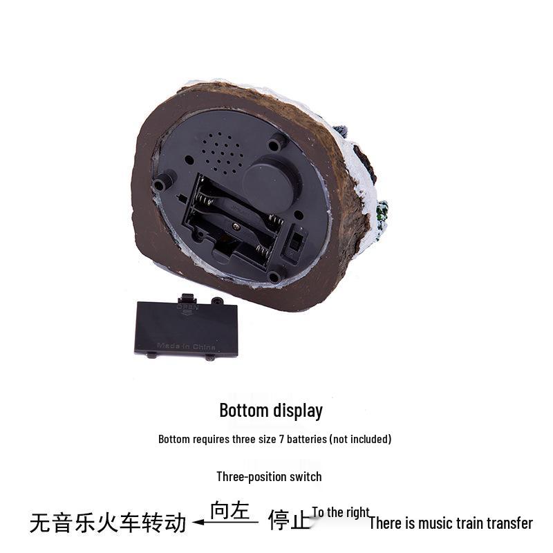 Luminous Musical Christmas Snow House Ornaments - Creative Resin Crafts & Gifts