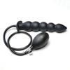 Super Lungo 5 Perle Gonfiabile Anale Silicone Colonna Espandibile Grande Butt Plug Dildo Pompa Dilatatore Anale Bdsm Giocattolo Sessuale per Coppie