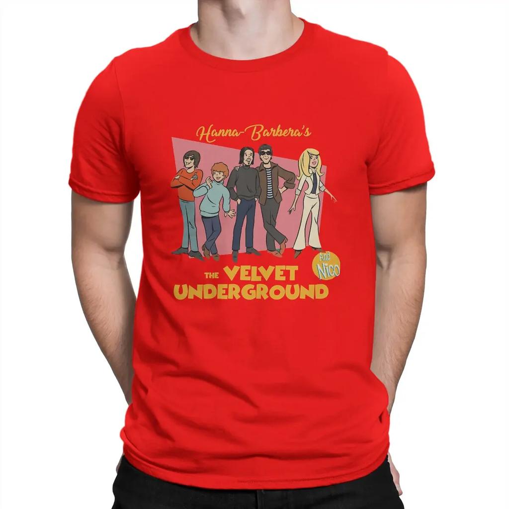 The Velvet Underground And Nico Barbera Man's TShirt The Velvet Underground Crewneck Short Sleeve Cotton T Shirt
