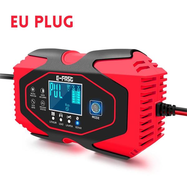 12V/24V 2-150AH Touch-Schalter-Bildschirm-Impuls-Reparatur-LCD-Batterieladegerät für Auto/Motorrad/Bleifahrzeuge/LkwAGM/GEL/Blei-Säure/Lithium-Batterie
