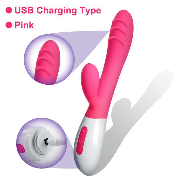 12 Modes G-Spot Vibrator Female Vagina Massager Clitoris Dual Vibrations Dildo Adult Sex Toys