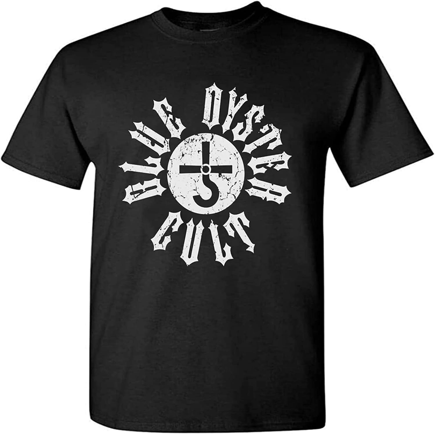 Blue Oyster Cult Logo American Rock Band Reaper Mens & Womens T-Shirt XXL чёрный