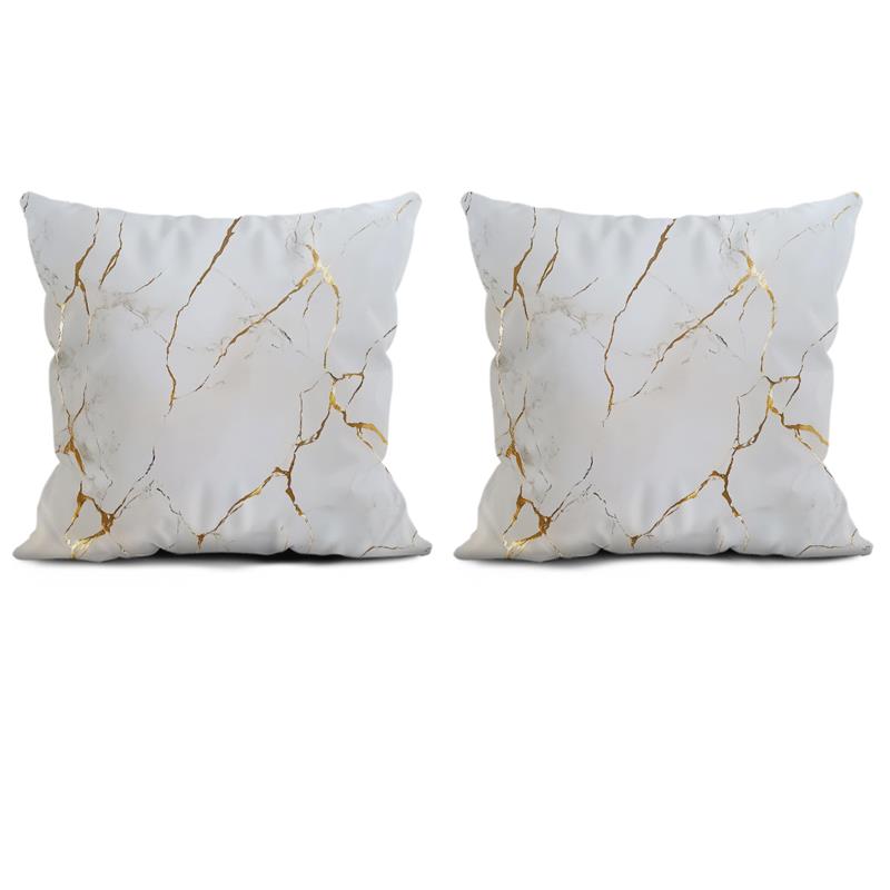 Housse de coussin marbre noir et blanc Housse de coussin décorative Housse de coussin de canapé Décoration pour la maison Décor de siège Housse de coussin