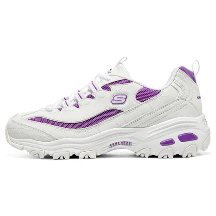 (WMNS) Skechers D LITES 1.0 White Purple Women s 896204-WPR EU 35.5