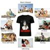 Funny Christmas Snowman Six Seven Gesture Print Casual Top Pure cotton T-shirt