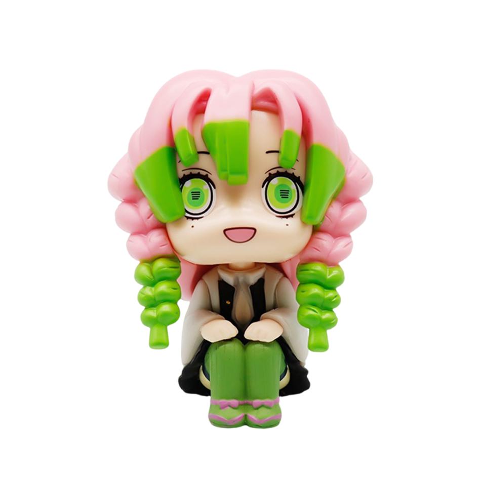 Anime Demon Slayer Kamado Tanjirou Kamado Nezuko Action-Charakter-Modell Spielzeugserie Puppe Kindergeburtstag/Weihnachtsgeschenk Spielzeug