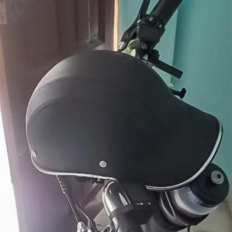 2024 Neuer Motorrad-Halbhelm Baseballkappe Halbgesichtshelm Anti-UV Sicherheits-Hartschalenhelm Helm Motorrad für Herren