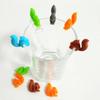 5pcs Silicone Squirrel Shaped Tea Bag Holder Candy Color Tea Bag Clip  Afternoon Tea