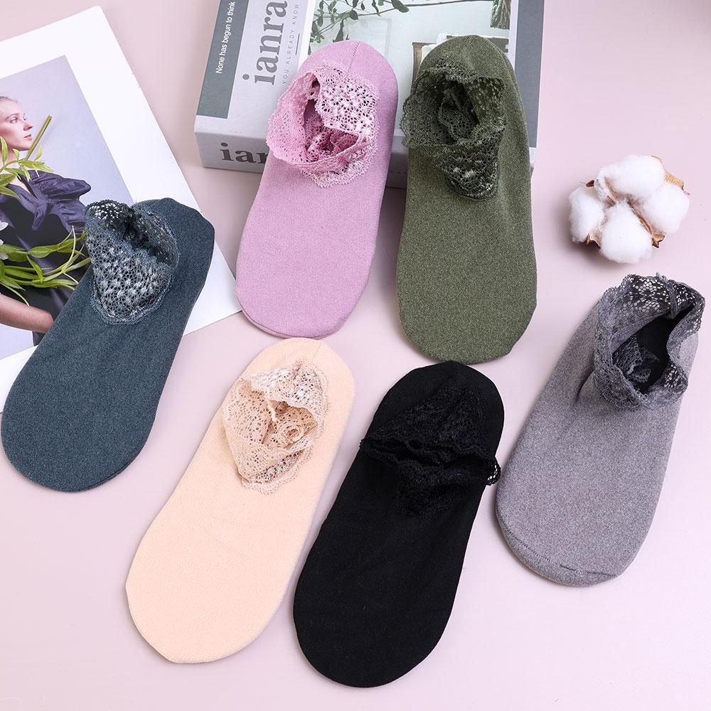 1Pair All-purpose Lace Short Tube Socks