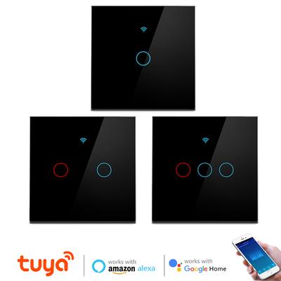 1 2 3 Gang Smart WI-FI Schalter Touch Sensor Echo Sprachsteuerung Wand Lampe Schalter 220V Für Alexa Google hause Timer