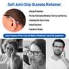 Eyeglass Ear Cushions - Soft Silicone Glasses Ear Grip Temple Tips Eyeglass Pads Anti Slip Eyeglasses Ear Hook Comfort Sport