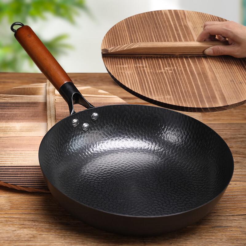 Hakka Style Japanese Iron Non-Stick Frying Pan