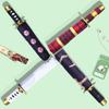 Long Kamado Tanjirou Katana Umbrella Handle UV Blocking Black Parasol Anime Demon Slayer Japanese Katana Sword Umbrella Raincoa